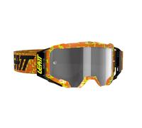 Masque De Motocross LEATT Velocity 5.5 Iriz Orange Jaune Lentille Argentée 58%