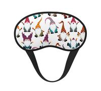 Masque de Noël amusant bloquant la lumière, masque de sommeil occultant confortable pour voyage, yoga, couverture douce des yeux
