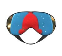 Masque de Noël en carton imprimé bonhomme de neige confortable respirant réglable hommes femmes léger voyage yoga travail