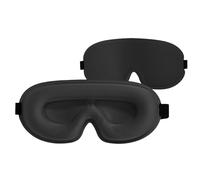 Masque de Nuit 3D Anti-Lumière avec Coussin Mémoire - Confort Respirant pour Migraine, Voyage et Sommeil Profond, Forme Ergonomique Nez Creux (23.5x10cm)