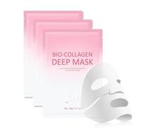 Masque de nuit au collagène 2025 anti-rides lifting pour le visage, hydratant, minimise les pores, réduit les rides et ridules pour tous les types de peau (3 pièces)