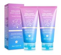 Masque de Nuit au Collagène, Collagen Night Wrapping Mask, Masque de Collagène pour le Visage, Masque Visage Collagene, Hydratation Intense, Réduit les Rides, Améliore l'Élasticité de la Peau (2)