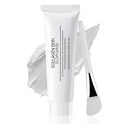 Masque De Nuit Au Collagène, Gollagen Skin Glow Mask, Masque Collagene Visage Korean, Masque De Lait Coréen, Hydrate & Refresh for Extra-Dry Skin, Hydratant Et éclairant, Pour Une Peau Radiante (1PC)