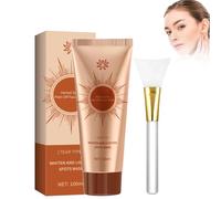 Masque de Nuit Au Collagène,Onlimerr Bio Collagene Masque Peel Off Visage Hydratant,Peeling Visage,Raffermissant Lissant,Anti-Taches,Soin Visage Femme Coréen,Soin Intense Tous Types de Peaux 100ml (1)