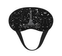 Masque de nuit avec imprimé Tour Eiffel de Paris, 100 % Bloque la lumière des yeux avec sangle réglable