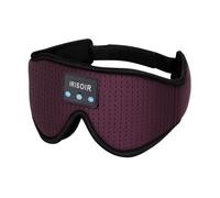 Masque de Nuit Bluetooth 3D Casque Sommeil avec Haut-parleurs Autonomie 10h Bloque 99 pour cent la Lumière pour Voyage et Maison