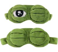 Masque De Nuit Enfant,Créatif Grenouille Chat Chien Modèle 3d Masque De Sommeil,Voyage De Sommeil (Vert)