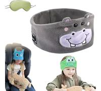 Masque de nuit enfant doux et confortables, sans aucune pression, bandeau bluetooth enfant, haut-parleur intégré, bandeau écouteurs pour dormir, remplacer les écrans par une histoire audio (STYLE-4)