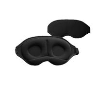 Masque de nuit innovant 2025 pour homme et femme, masque de sommeil bloquant la lumière pour dormir, sieste, méditation, voyage (noir)