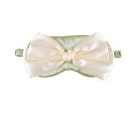 Masque De Nuit Masque De Nuit Nœud Papillon Mignon Et Confortable For Un Sommeil Réparateur Une Bonne Occultation La Lumière(Verde)