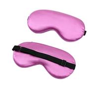 Masque de nuit Masque For Les Yeux De Sommeil En Soie, Ombre Rembourrée, Patch Couverture For(Purple)