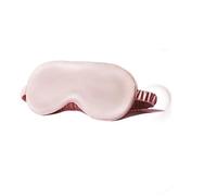 Masque de nuit Masque For Les Yeux En Soie Naturelle, Ombre Douce, Patch For, Respirant, Bandage Sur For Dormir(Pink)