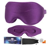 Masque de Nuit Masque Sommeil 3D, Cache Yeux pour Dormir Femme Homme Doux Respirant,Cache Oeil pour Dormir Zéro Pression,2023 Masque nuit sommeil Bandeau Nuit Yeux pour Dormir Voyages Sleep mask