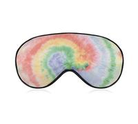 Masque de nuit multicolore Tie Dye pour hommes et femmes, anti-taches et anti-lumière