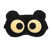 Masque de Nuit Noir en Polyester, Forme Confortable, pour Sommeil | Portable pour Voyage et Maison, Aide à Bloquer la Lumière, Pensé pour Ceux Qui Dorment Mal