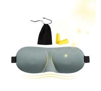Masque de nuit occultant la lumière avec sangle réglable pour dormir, maison, voyage, yoga, , relaxation, repos bureau