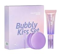 Masque De Nuit Pour Les Lèvres - Coffret Baume Hydratant PourDes Lèvres Douces Et Lisses | MasquePour LesLèvres 10 G Avec Nettoyant Moussant, Formule Anti-Gerçures, Améliore Le Teint Terne
