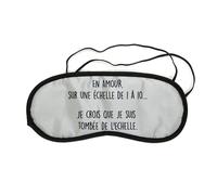 Masque De Nuit Pour Repos Voyage Et Sommeil Amour Echelle