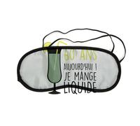 Masque De Nuit Pour Repos Voyage Et Sommeil Anniversaire 60 Ans Mange Liquide