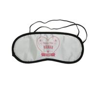 Masque De Nuit Pour Repos Voyage Et Sommeil Bonne Fête Maman Coeur Rouge