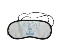 Masque De Nuit Pour Repos Voyage Et Sommeil Bonne Fête Papa Coeur Bleu