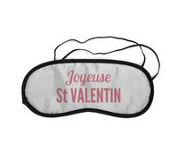 Masque De Nuit Pour Repos Voyage Et Sommeil Bonne St Valentin Rouge