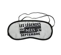 Masque De Nuit Pour Repos Voyage Et Sommeil Légendes Nées Septembre