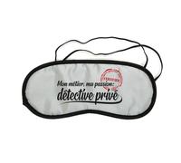 Masque De Nuit Pour Repos Voyage Et Sommeil Métier Passion Détective Privé