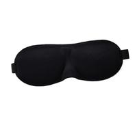 Masque de nuit soie Masque de sommeil 3D en mousse à mémoire de forme, patchs for les yeux, couverture d'ombre de voyage, repos, relaxation, bandeau for les yeux, aide au sommeil(C-Black(Not Silk))