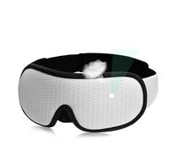 Masque De Nuit Soie Masque de sommeil 3D, masque for les yeux, doux, unisexe, patchs for, confortable, respirant pour dormir la nuit(Sleepng mask-White)