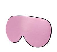 Masque de nuit soie Masque de sommeil en soie de mûrier naturel, bandeau doux, masque for les yeux lisse, aide au sommeil, Patch de couverture for les yeux, Bandage confortable(Cherry Pink)