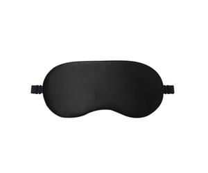 Masque De Nuit Soie Masque De Sommeil En Soie For Les Yeux, Nuit Rêve, Couverture Douce, Relaxation Des pour dormir la nuit(Black)