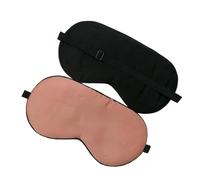 Masque de nuit soie Masque for les yeux de sommeil en soie de mûrier naturel, 1 pièce, bandeau doux for adulte, couvre-yeux lisse, bande élastique de sommeil(Dark Pink,1pc)