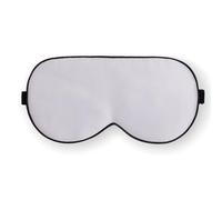 Masque de nuit soie Masque for les yeux de sommeil en soie mûrier naturel, 1 pièce, bandeau doux for adulte, couvre-yeux lisse, bande élastique pour une nuit complète(Silver Grey,2pcs)