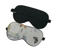 Masque de nuit soie Masque for les yeux de sommeil en soie Pure, imprimé Floral, couvre-yeux, ombre, bandeau Super lisse, aide à la relaxation, réglable, multicolore pour une nuit complète(NO.11)