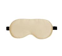 Masque de nuit soie Masque for les yeux en soie de mûrier naturel 19, couverture d'ombre de sommeil lisse et douce avec sangle élastique réglable, bandeau for les yeux(Gold)