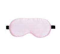 Masque de nuit soie Masque for les yeux en soie de mûrier naturel 19, couverture d'ombre de sommeil lisse et douce avec sangle élastique réglable, bandeau for les yeux(Pink)