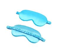 Masque de nuit soie Patch for les yeux en soie imité, masque d'ombrage for de sommeil, couverture relaxante voyage, protection for, bouclier doux, outils soins oculaires pour une nuit complète(Blue)