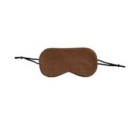 Masque de Nuit Soie Summer Thin Eye Mask Adult Soft Blindfold Smooth Eyeshade For Sleeping Travel Yoga Elastic Band(Coffee,2pcs)