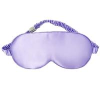 Masque de Nuit Sommeil Soie Yeux YUNCHI 100% Pur Naturelle 19 Mommes Mûrier Soie Cache Oeil Pour Dormir Bandeau Douce Confortable Occultant Femme/Homme/Adulte Avec Bouchons D'oreilles (Violet élégant)