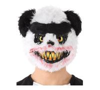 Masque de Panda Zombie - ATOSA - Déguisement - Mixte - Halloween - Noir, Blanc