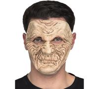 Masque De Personne Âgée En Décomposition Multicolore