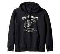 Masque de peste Rat Doctor Plague Black Death Tour Européen Sweat à Capuche
