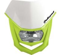 Masque de phare moto Polisport Halo blanc/jaune fluo JMP 7162815
