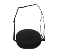 Masque de Pirate Ajustable Soie pour Adultes Cache Oeil pour Amblyopie Strabisme Optimal Noir