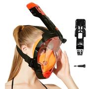 Masque de plongée anti-buée | Vision panoramique à 180 degrés | Respirateur sous- sûr pour les explorateurs amateurs débutants vacanciers