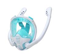 Masque de plongée avec plongée - Bouclier facial en polycarbonate durable, lunettes anti-buas | Équipement large avec un système de respiration à l'épreuve des fuites, natation professionnelle pour l'