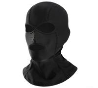 Masque de plongée avec protection UV UPF 50 + pour la natation en bord de mer et le surf, ajustement confortable pour tous les types de tête, bleu (noir)