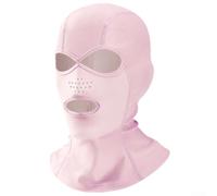 Masque de plongée avec protection UV UPF 50 + pour la natation en bord de mer et le surf, ajustement confortable pour tous les types de tête, bleu (rose)