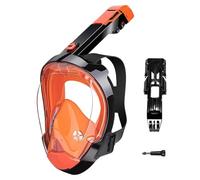 Masque de plongée avec Tuba Complet - Haut Sec Masque de Tuba panoramique supérieur,Respirateur sous- avec Drainage Automatique pour débutants nageurs vacanciers Amateurs